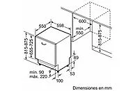 Lavavajillas Integrable Bosch smv4ecx28e - Imagen 9