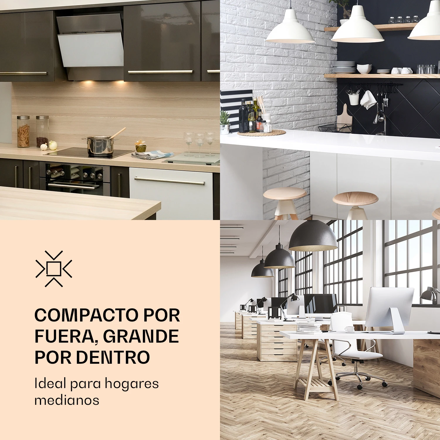 Klarstein Laika 60L Congelador 60 litros 3 cajones Temperatura - Imagen 3