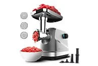 Picadora de Carne Cecotec Crusher 1400 Steel – 1360 W, Gris