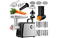 Picadora de Carne Molen Chef Easy Zeegma – 2100 W, 2 Velocidades, Plata